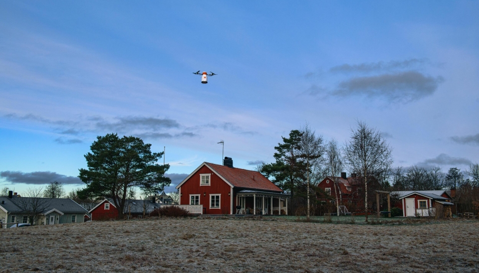 Kunder i skjærgården nord for Stockholm har denne uken kunnet få leveranser fra Ica via drone.