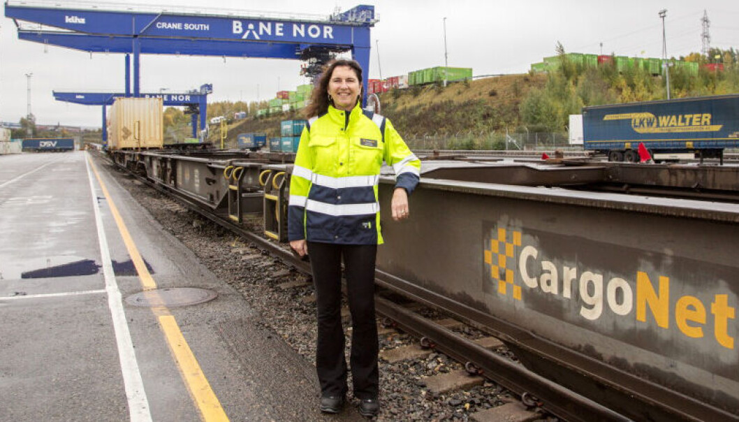 Ingvild Storås, administrerende direktør i CargoNet, i forbindelse med et intervju på Alnarbu ifjor høst.. Ingvild Storås, administrerende direktør i CargoNet, i forbindelse med et intervju på Alnarbu ifjor høst..