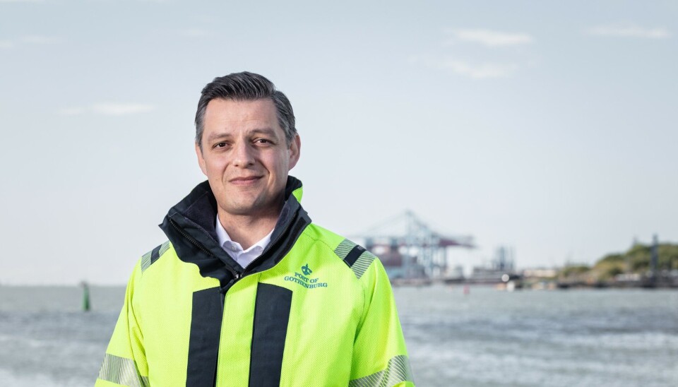 Elvir Dzanic, administrerende direktør i Göteborgs Hamn. Elvir Dzanic, administrerende direktør i Göteborgs Hamn.
