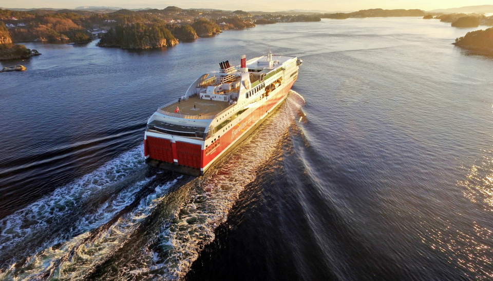 MS Stavangerfjord vil ikke trafikkere Langesund.