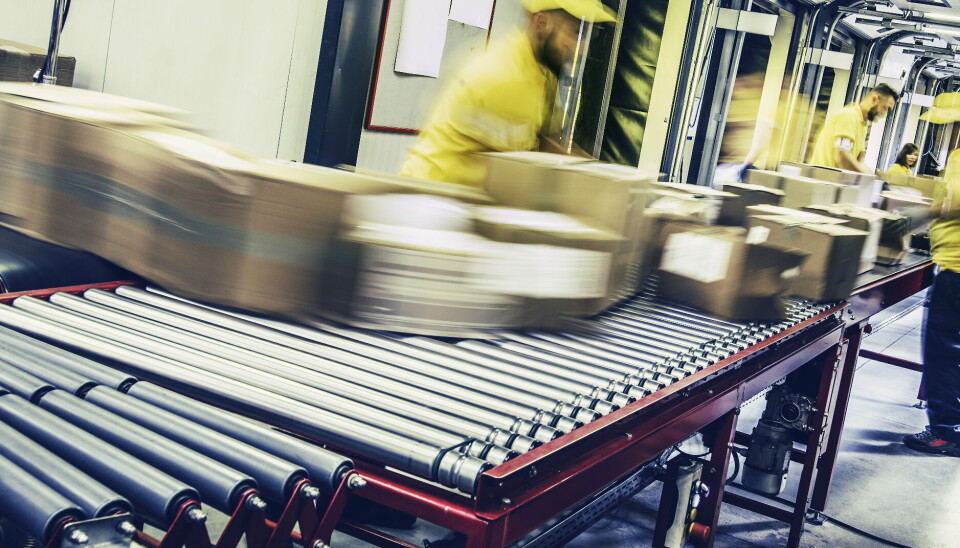 Det kan bli veldig hektisk i hektiske perioder for logistikkbedriftene, om de ikke følger med i timen.