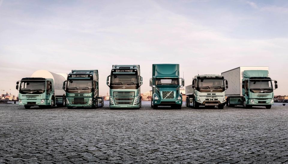 Fem elektriske lastebilmodeller for Europa og en Amerikansk elektrisk lastebil. Alle fra Volvo Trucks, som er veldig glade i å fortelle at de har den største rangen av elektriske lastebiler i serieproduksjon.