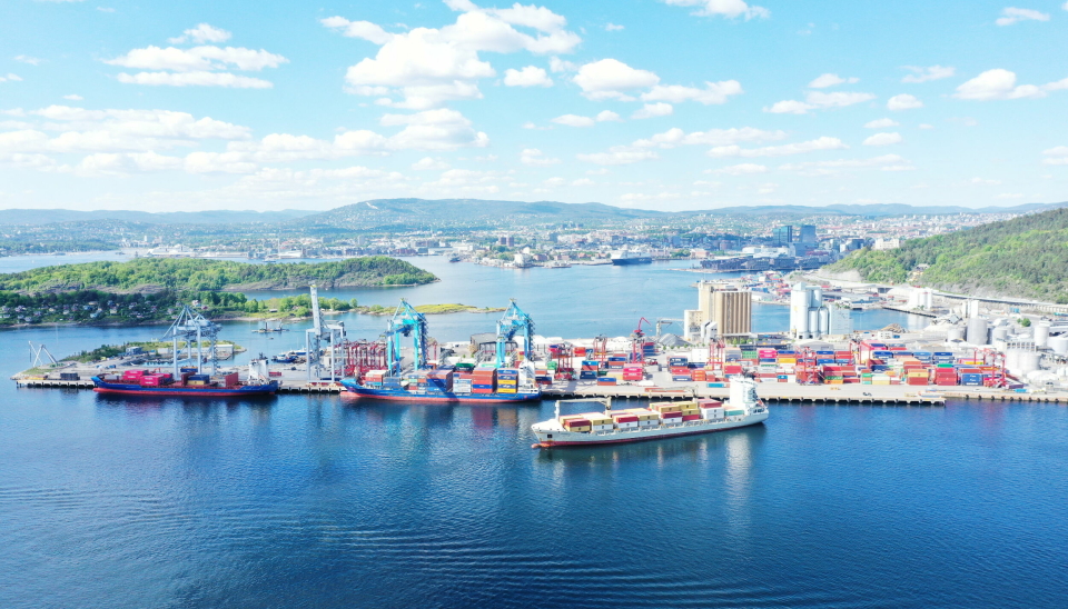 Det manglet bare noen hundre containere på at containervolumet over Oslo Havn skulle bikke 300.000 i fjor.