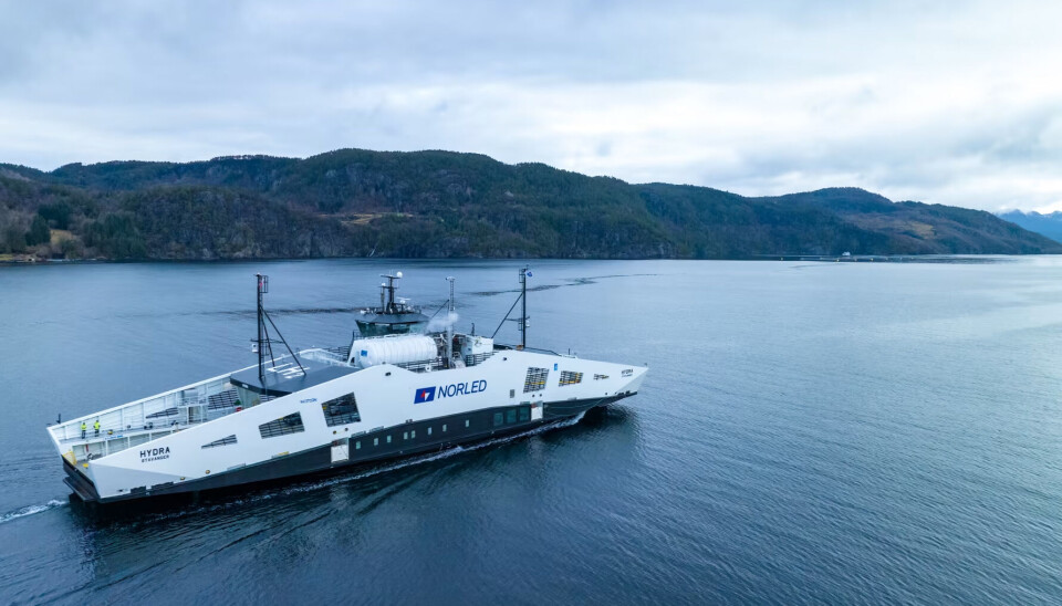 Først til sjøs med flytende hydrogen