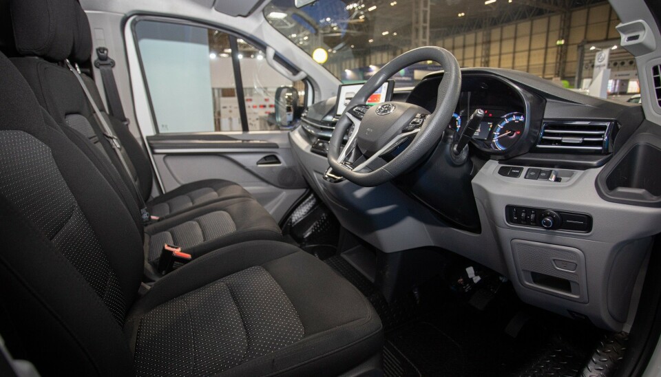 INTERIØRET: Innvendig i Maxus eDeliver 7 finner vi ett moderne interiør.