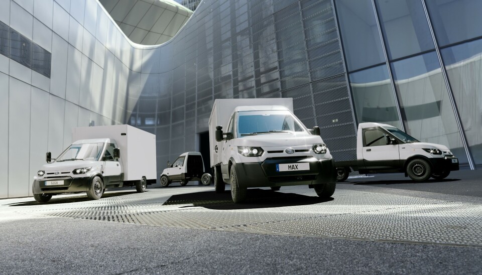 NYTT NAVN: B-ON er det nye navnet på StreetScooter. De ruller nå ut modellene Giga og Max som er planlagt markedsført både i Asia, Europa og USA.