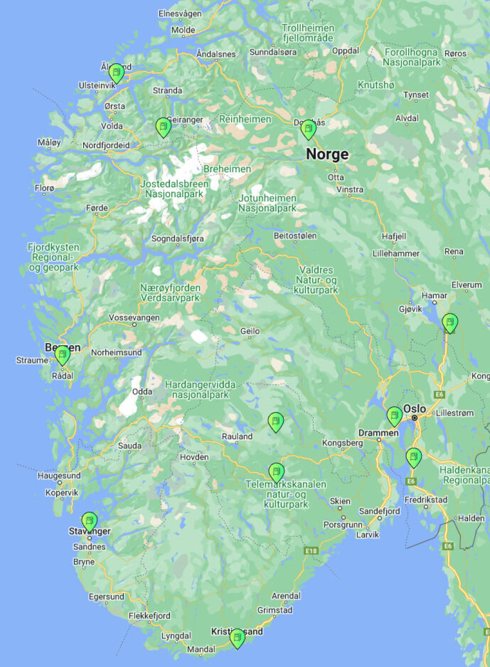 Her skal stasjonene etableres, i tillegg til i Berlevåg.