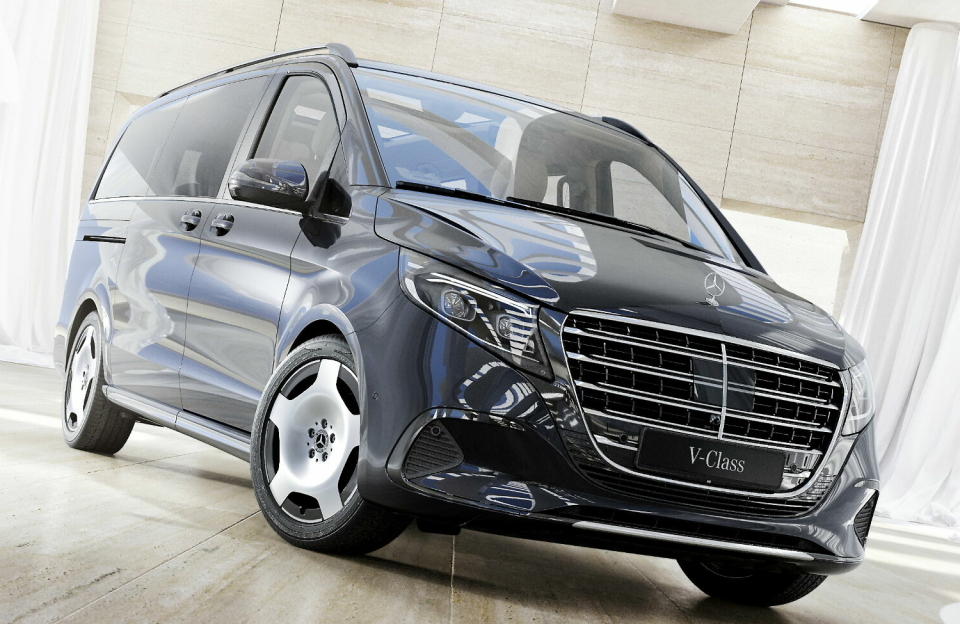 Die neue Mercedes-Benz V-Klasse - Exterieur // The new Mercedes-Benz V-Class - Exterior Vito oppgraderinger fra MY2024