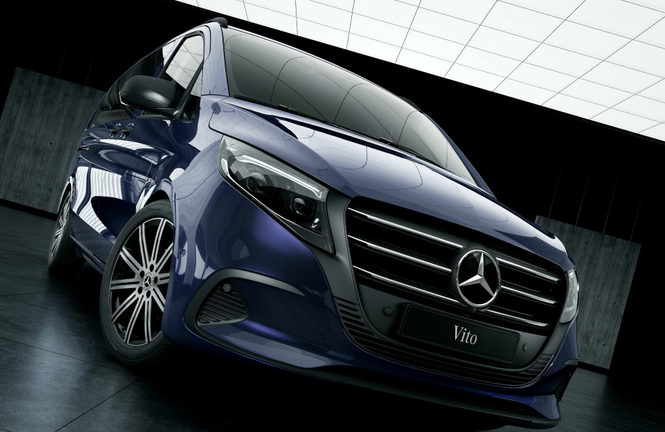 Der neue Mercedes-Benz Vito - Exterieur // The new Mercedes-Benz Vito - Exterior Vito oppgraderinger fra MY2024