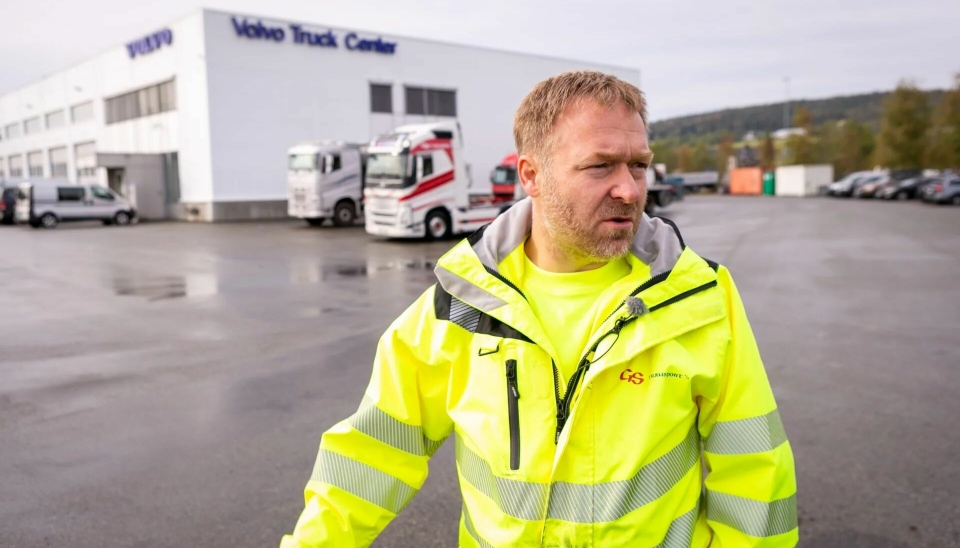 PÅ TIDE: – Det er ikke så ofte transportnæringen bruker utestemmen, men nå er det på tide, mener fylkesleder i Norges Lastebileier-Forbuds avdeling Buskerud, Per Einar Sand.
