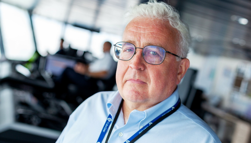 Trond Tønjum er konserndirektør cargo i Color Line. Han frykter at mye gods vil havne på veien om den foreslåtte fergeterminalen på Vippetangen blir en realitet.