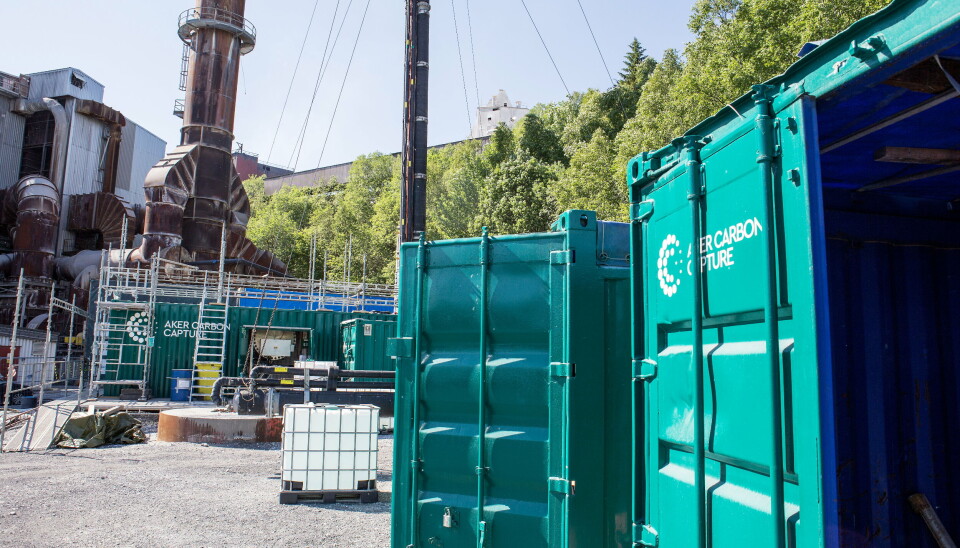 VERDENSLEDENDE: Tidligere i år ble verdens første karbonfangstpilot for smelteverk åpnet i Mo Industripark. Administrerende direktør i Mo Industripark Arve Ulriksen sier at karbonfangst er en perfekt match for Mo Industriparks visjon om å være en grønn industripark i verdensklasse.