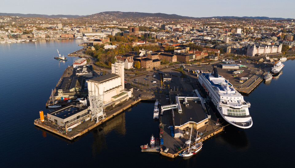 Her på Vippetangen ønsker Oslo Havn å samlokalisere både Color Lines og DFDS' Oslo-ferger. Her på Vippetangen ønsker Oslo Havn å samlokalisere både Color Lines og DFDS' Oslo-ferger.