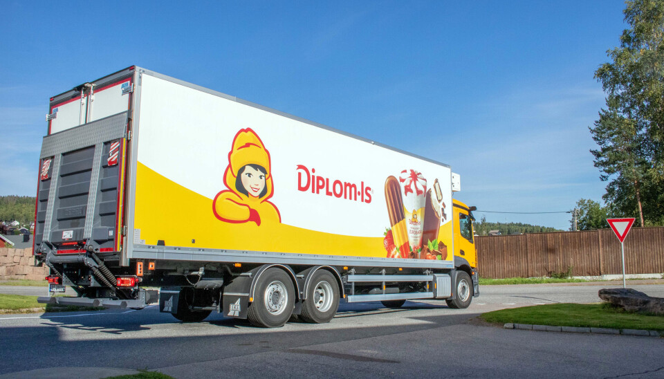 109 ansatte i Diplom-Is jobber i dag med logistikk.