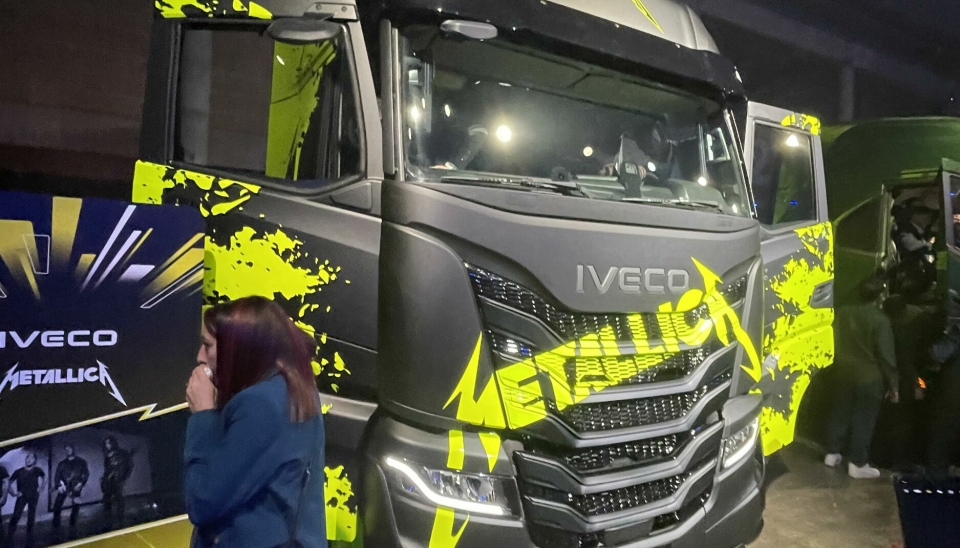 TURNE: Iveco vil levere kjøretøy for den kommende Metallica-turneen, og blir så ledes å se på Ekebergsletta under Tons of Rock neste juni.