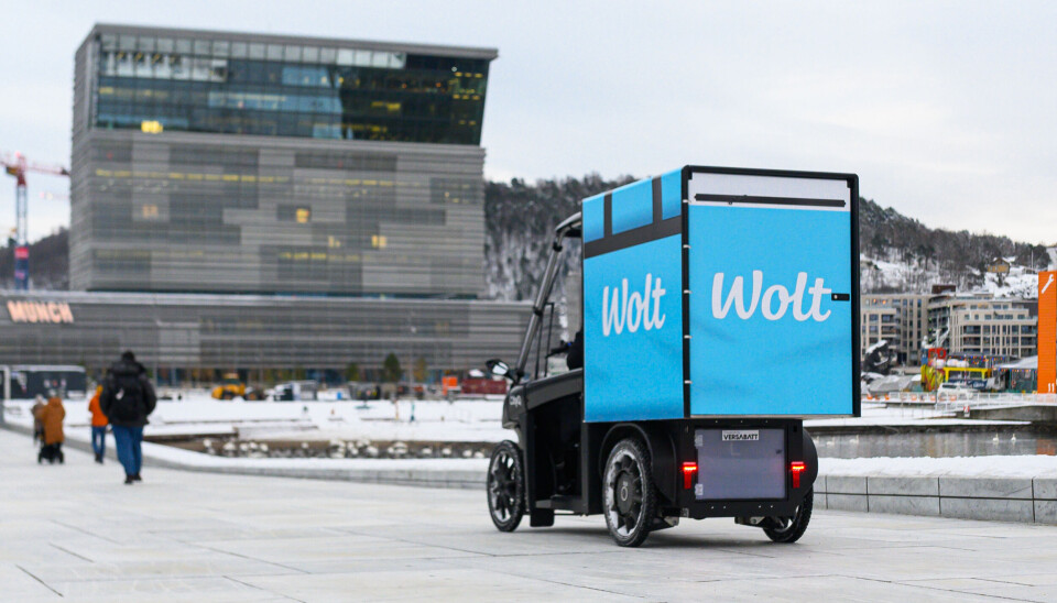 Wolt tar i bruk fem elektriske firehjulssykler fra CityQ i Oslo nå i vinter.