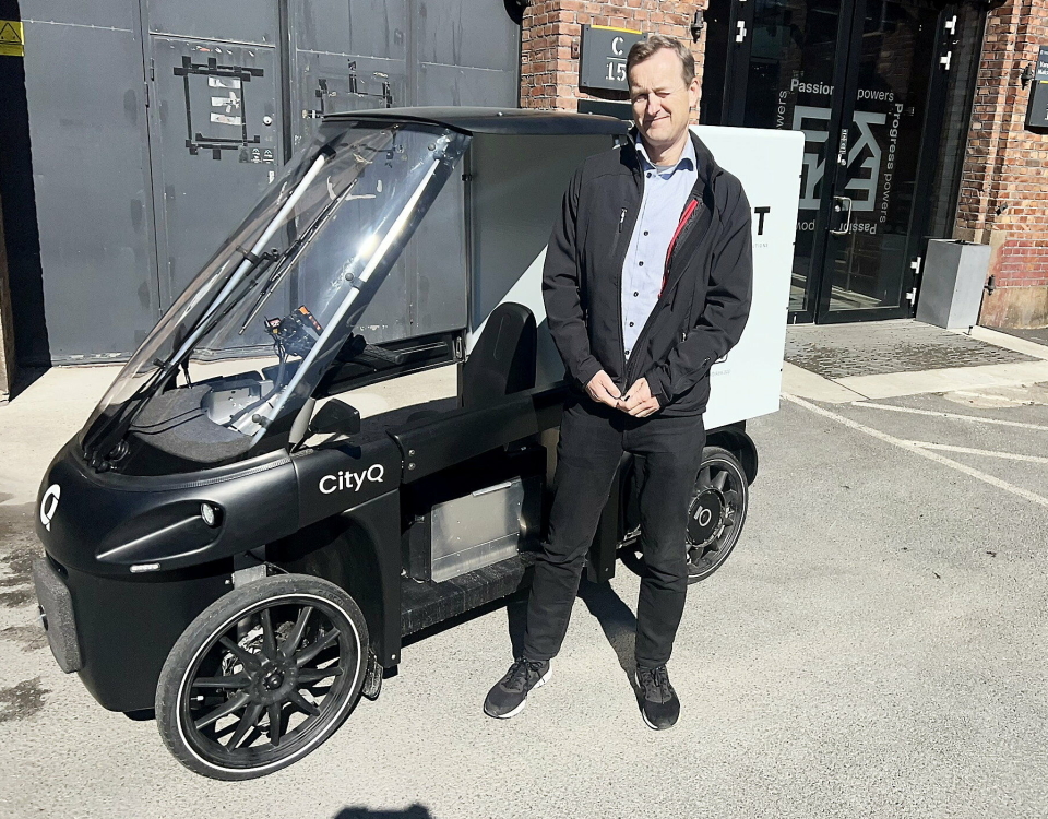 Morten Rynning er grunnlegger og administrerende direktør i CityQ, og har stor tro på lastesyklenes fremtid.