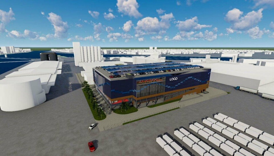 Harald A. Møllers nye logistikkanlegg i Drammen blir topp moderne når det skal stå verdig i 2025.