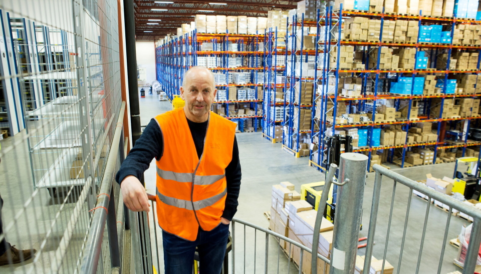 Rune Edvåg, stedssjef hos Aditro Logistics Kopstad, gleder seg til å tilby 3PL-tjenester med fastpris per ordre fra anlegget ved Horten.