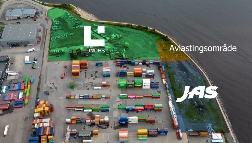 Lundhs etablerer et sentrallager for sin steinvirksomhet ytterst i Larvik Havn.