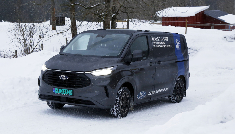 LEVERER: Nye Ford Transit Custom 4x4 leverer absolutt på alle punkter under krevende kjøreforhold.