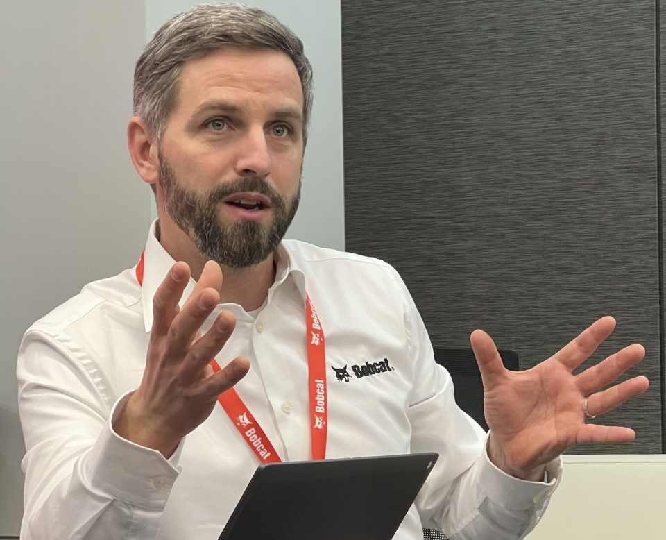 Vaclav Kratky leder markedsavdelingen til Bobcat i EMEA-området.