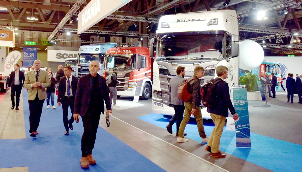 SCANIA: Arrangøren sender ut mange bilder fra Scania som er kjent for de fleste.