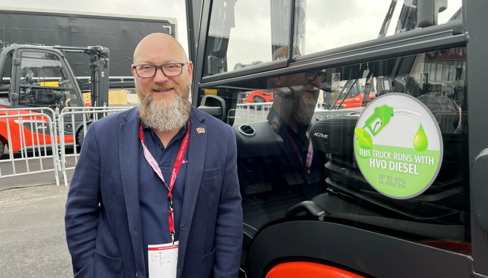 Ståle Johnsen-Nauste er salgssjef for Linde og Ferrari hos Hesselberg AS.