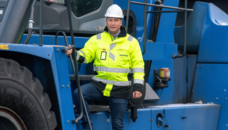 TAR OVER: Kristian Løvaas ønsker å ta med 'DNA-et' fra Westport i Risavika til Moss. Han starter selv som daglig leder for operasjonen i Moss havn.
