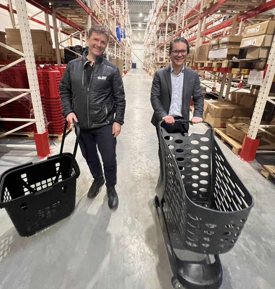PÅ HANDLETUR: Frode Bremnes og Niklas Kallis ønsker at både Smart Supply og Smart Lager skal vokse. Veksten kan skje organisk, men de er ikke fremmede for oppkjøp heller.