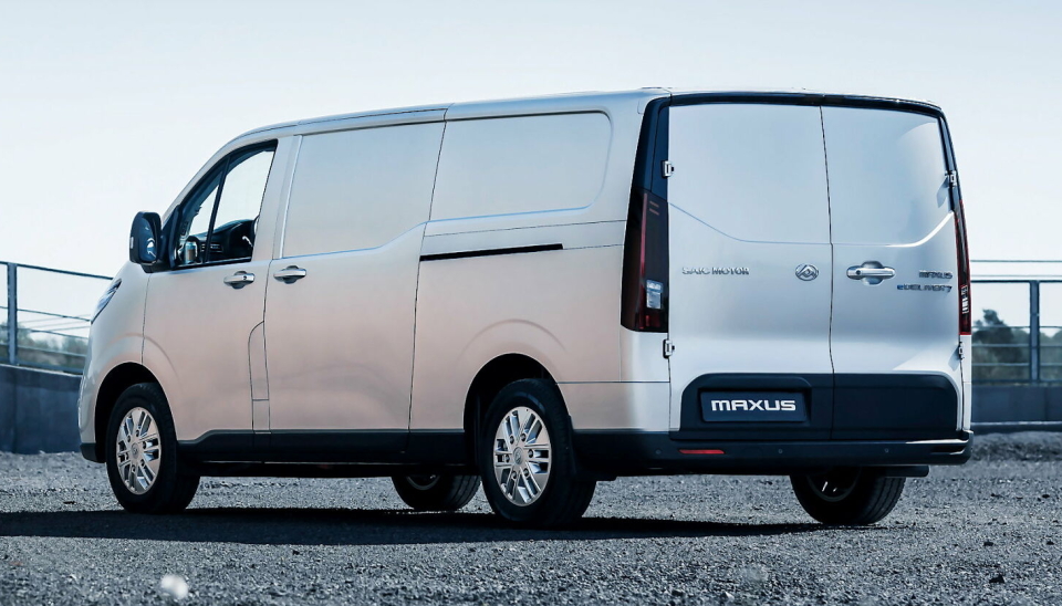 KINESISK: Maxus e-Deliver 7 øker utvalget av varebiler fra Maxus Norge og det blir deres første med firehjulstrekk.