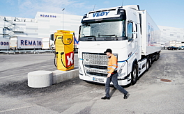 120 millioner kroner til ladestasjoner for tungt