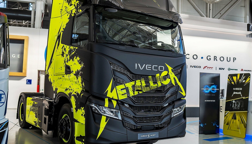 TURNE: Lastebilene fra Iveco blir svært synlige langs europeiske landeveier i sommer.