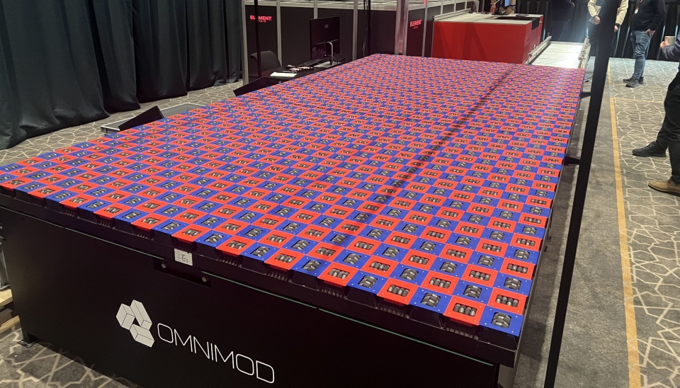 OmniMod viste sin løsning på et arrangement i regi av Element Logic tidligere i år. Her et lite anlegg på 2x6 meter. Anlegget til Kitch'n skal bli dobbelt så stort med 3x8 meter.