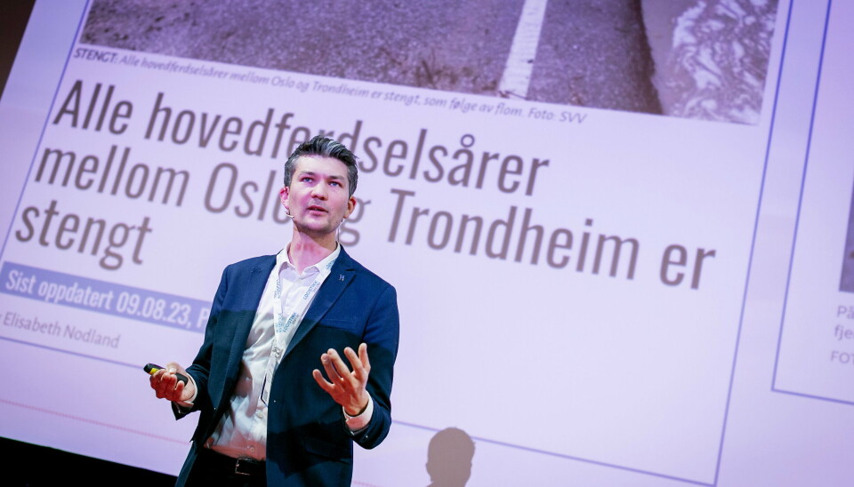 - JOBBET FOR: Adm. direktør Knut Gravråk i Norges Lastebileier-Forbund sier kampen for å få lastebilene inn i kollektivfeltet har pågåtyt lenge.