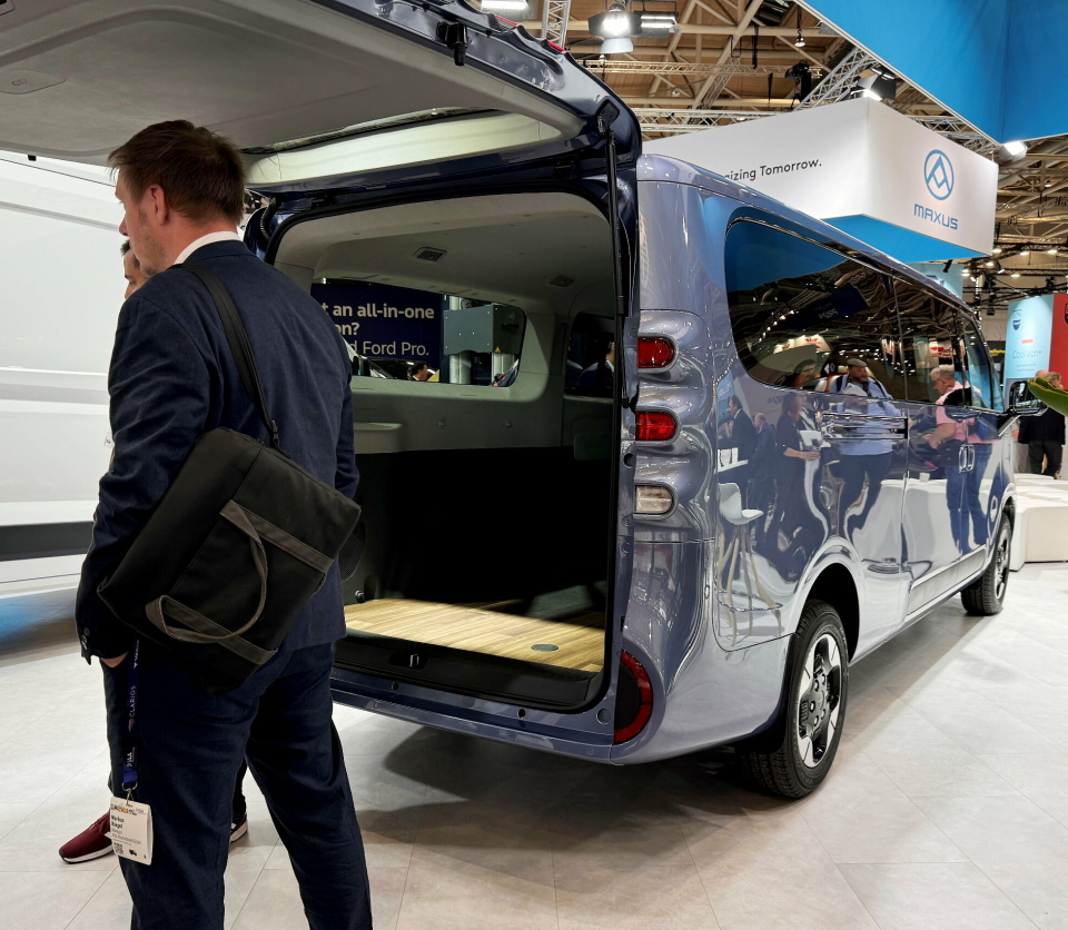 ELEKTRISK VAREBIL: Maxus skal lansere 10 nye modeller de neste to årene, blant annet denne.