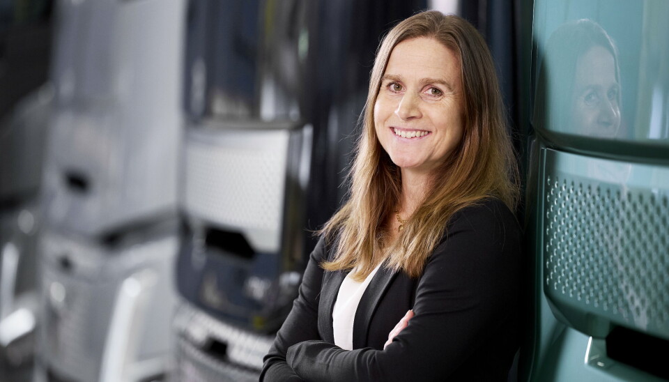 BEVIS: – Dette er bevis på vår konsekvente innsats i sikkerhetsutviklingen, sier Anna Wrige Berling, direktør for trafikk og produktsikkerhet i Volvo Trucks.