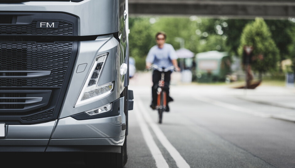 NCAP: For første gang er den gjennomført en NCAP sikkerhetstest for lastebiler, og Volvo Trucks fikk fem stjerner som er maks av det produktene kan få.